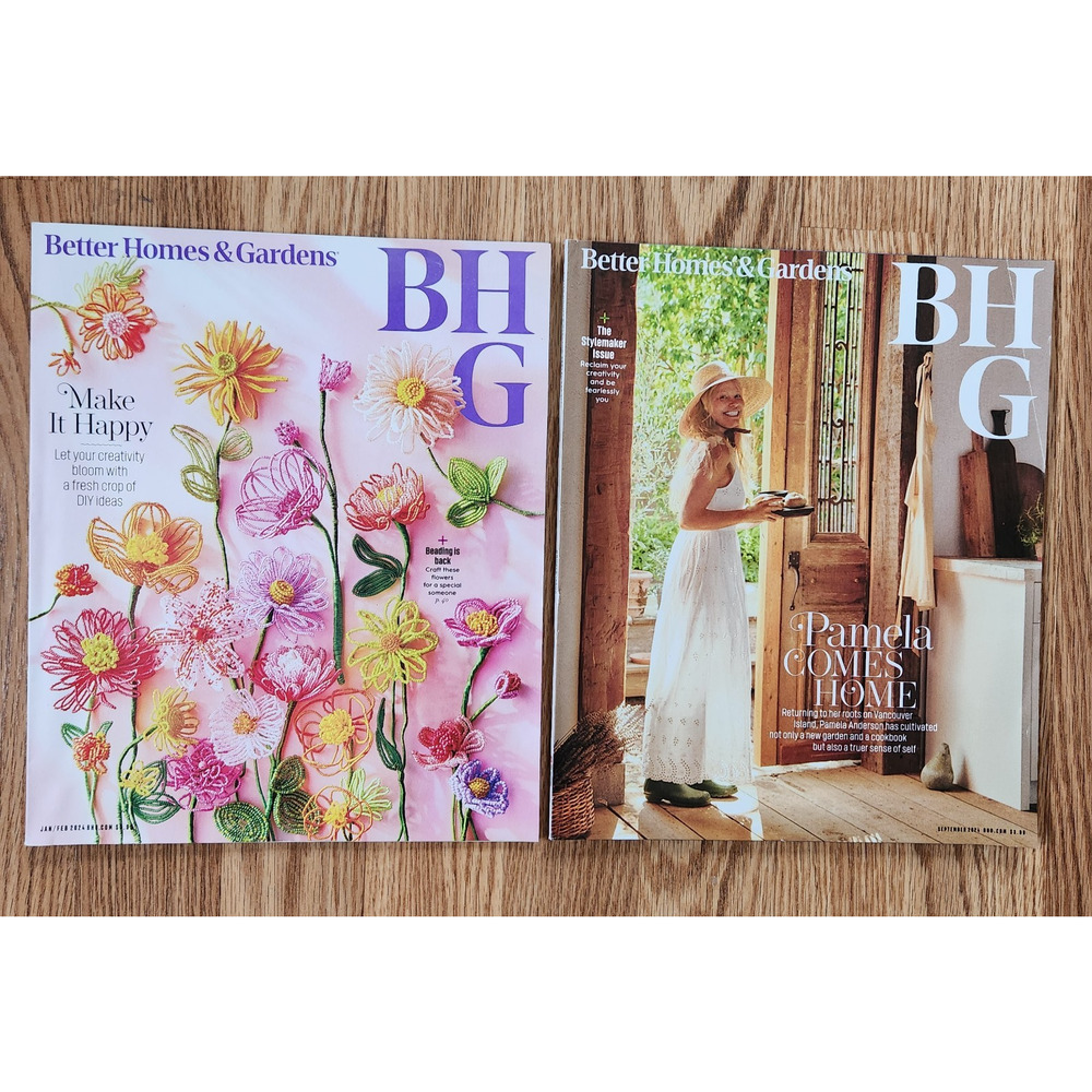 Better Homes & Garden Magazine BHG Lifestyle Jan/Feb & Sept. 2024 Lot of 2